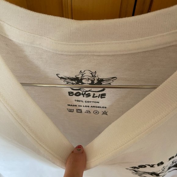 NEW Boys Lie Within Us Tee 2020 Oversized White - Picture 3 of 5